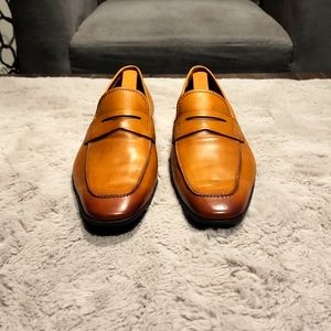 Men's Magnanni Tan Loafers (New) Size 12